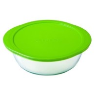 PLAT ROND EN VERRE AVEC COUVERCLE COOK & STORE 2,3L