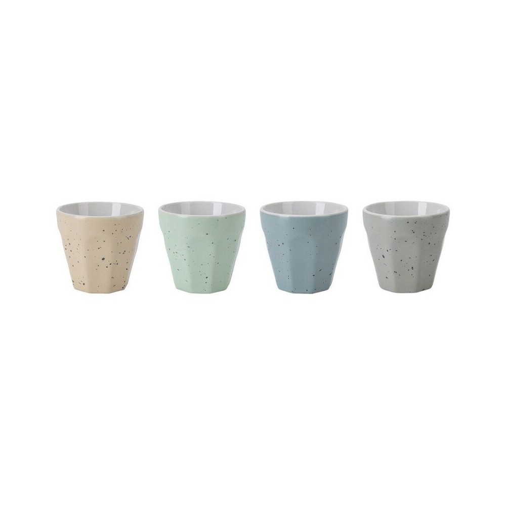 TASSE EN PORCELAINE DE DIFFÉRENTES COULEURS 90 ML 4 PIÈCE TASSE EN PORCELAINE DE DIFFÉRENTES COULEURS 90 ML 4 PIÈCE