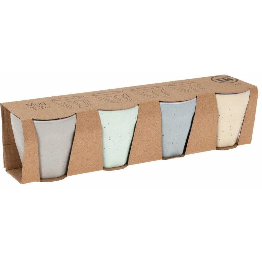 TASSE EN PORCELAINE DE DIFFÉRENTES COULEURS 250 ML 4 PIÈCE TASSE EN PORCELAINE DE DIFFÉRENTES COULEURS 250 ML 4 PIÈCE