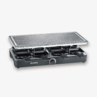 RACLETTE  SEVERIN - 8 PRS AVEC PIERRE DE CUISSON NATURELLE