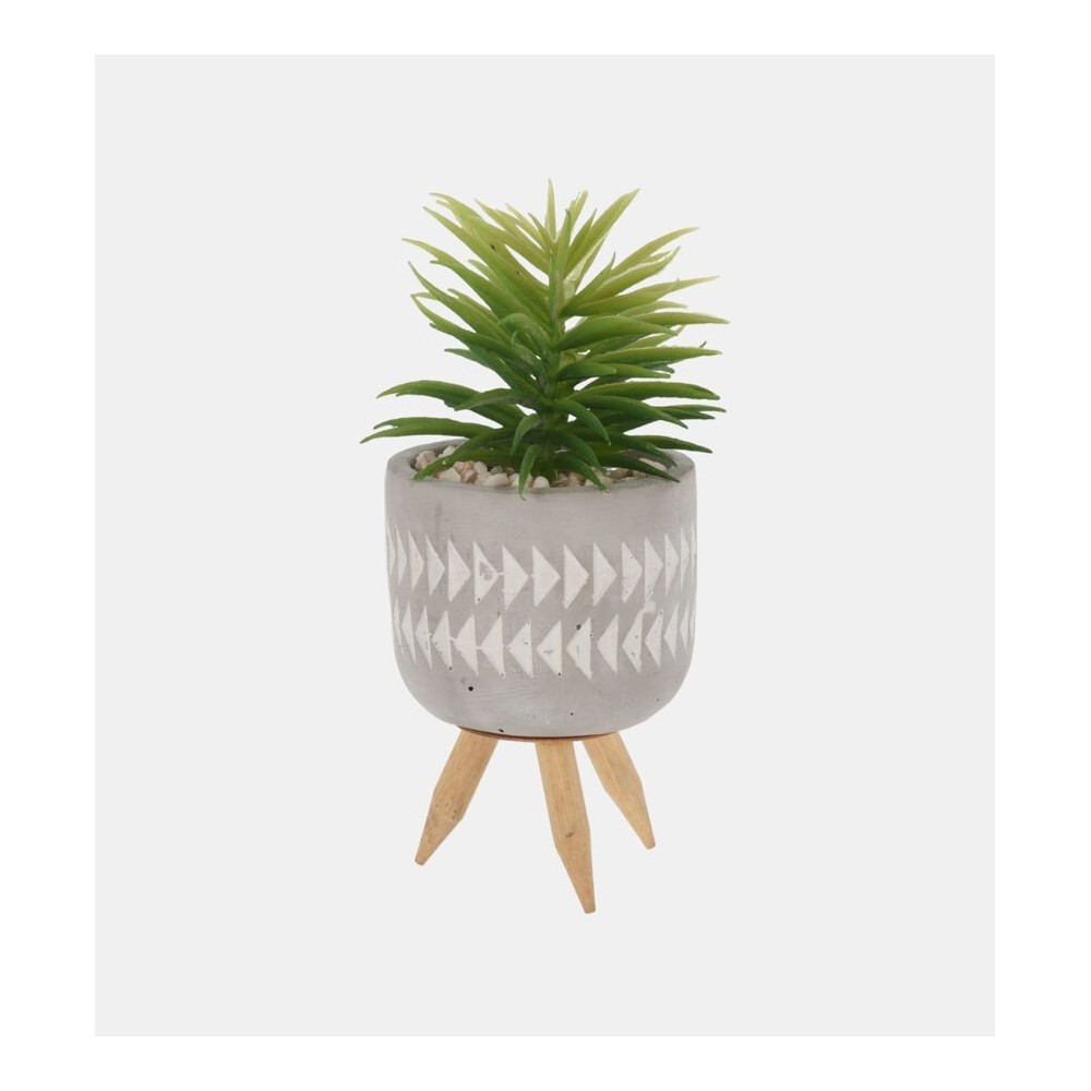 PLANTE EN POT CIMENT 8X8X16CM PLANTE EN POT CIMENT 8X8X16CM