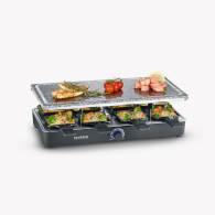 RACLETTE  SEVERIN - 8 PRS AVEC PIERRE DE CUISSON NATURELLE