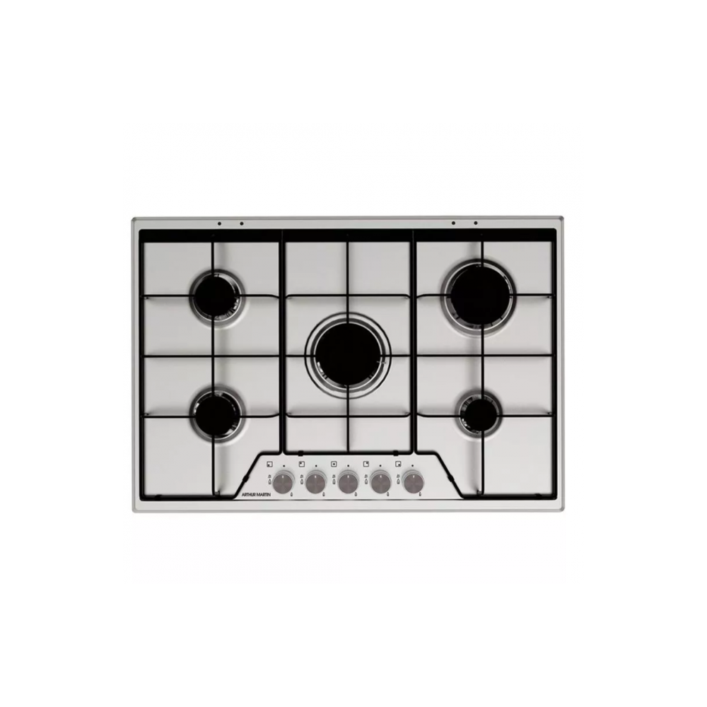 TABLE DE CUISSON ARTHUR MARTIN 75 CM INOX 5 FOYERS TABLE DE CUISSON ARTHUR MARTIN 75 CM INOX 5 FOYERS
