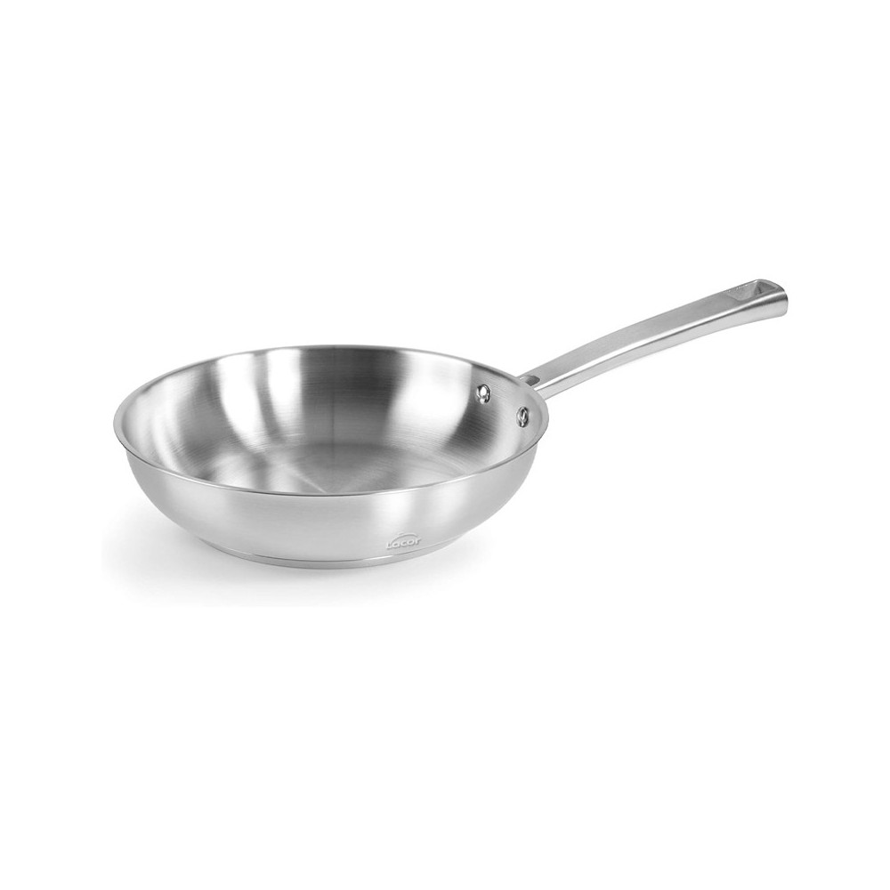 POELE EN INOX LACOR 20 CM POELE EN INOX LACOR 20 CM