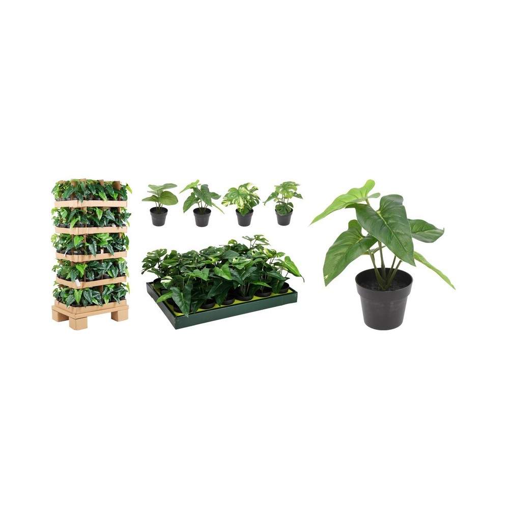 PLANTE ARTIFICIELLE EN POT 24CM PLANTE ARTIFICIELLE EN POT 24CM