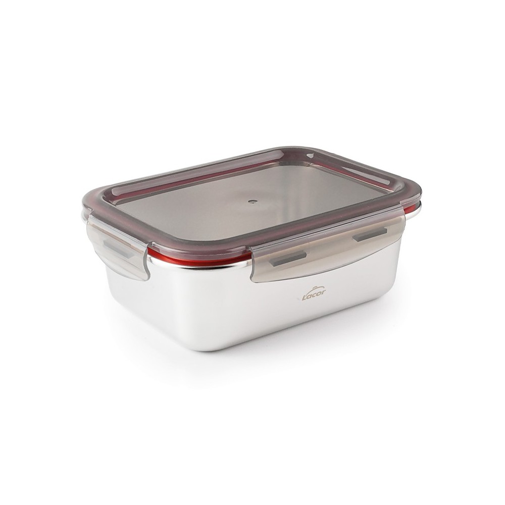 BOITE ALIMENTAIRE RECTANGLE EN INOX LACOR 800 ML BOITE ALIMENTAIRE RECTANGLE EN INOX LACOR 800 ML