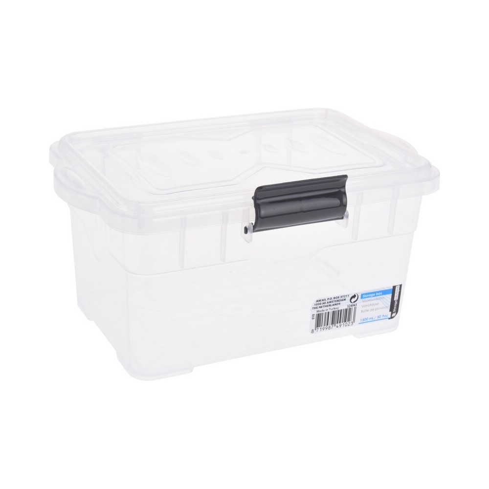 BOÎTE DE RANGEMENT 1500ML TRANSPARENTE BOÎTE DE RANGEMENT 1500ML TRANSPARENTE