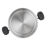 FAITOUT INOX+COUV EN VERRE 24CM PRIMARY E3084604 T