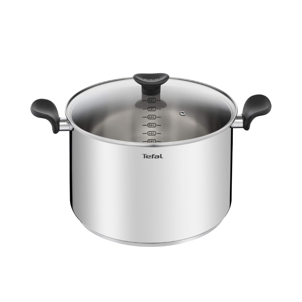 MARMITE INOX+COUV EN VERRE 28CM PRIMARY MARMITE INOX+COUV EN VERRE 28CM PRIMARY