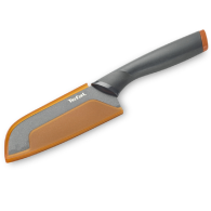 COUTEAU SANTOKU TITANIUM FRESH KITCHEN TEFAL 12CM + COUVRE-LAME
