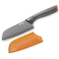 COUTEAU SANTOKU TITANIUM FRESH KITCHEN TEFAL 12CM + COUVRE-LAME