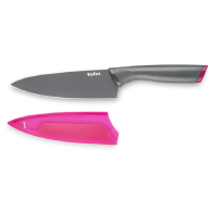 COUTEAU CHEF TITANIUM FRESH KITCHEN TEFAL 15CM + COUVRE-LAME