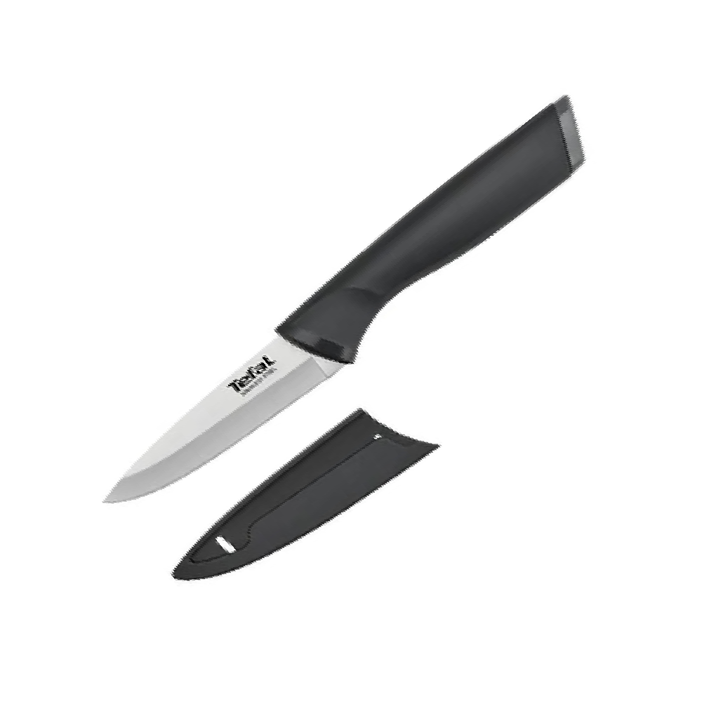 COUTEAU D'OFFICE INOX 9CM COMFORT TEFAL + COUVRE-LAME