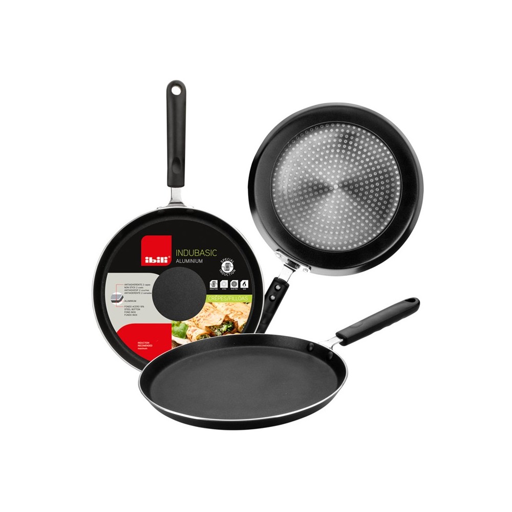POÊLE A CRÊPE IBILI INDUBASIC 23CM