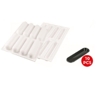 FINGERS 75-SIL MOULD 130X27 H27MM+10