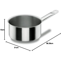 CASSROLE CHEF EN INOX LACOR 28 CM