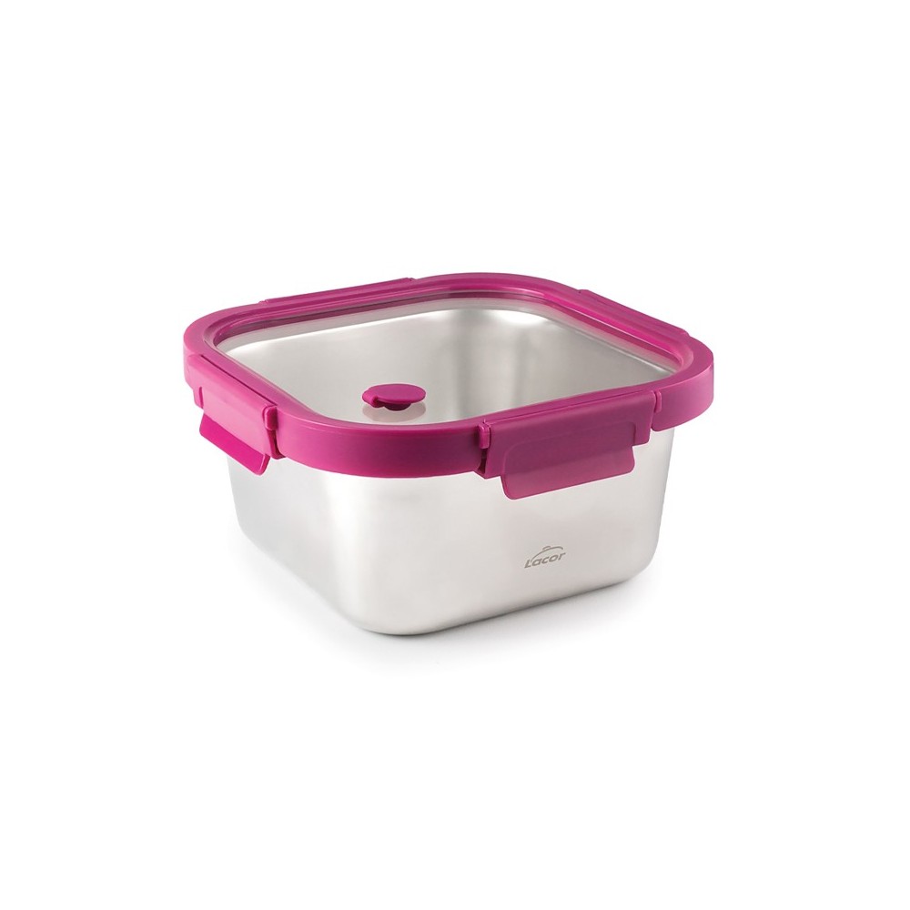 BOITE ALIMENTAIRE CARRE EN INOX LACOR 1500 ML