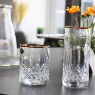 6 VERRES BOHEMIA CRISTAL TRANSPARENT