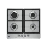 TABLE DE CUISSON ENCASTRABLE BEKO 60 CM INOX 4 FOYERS