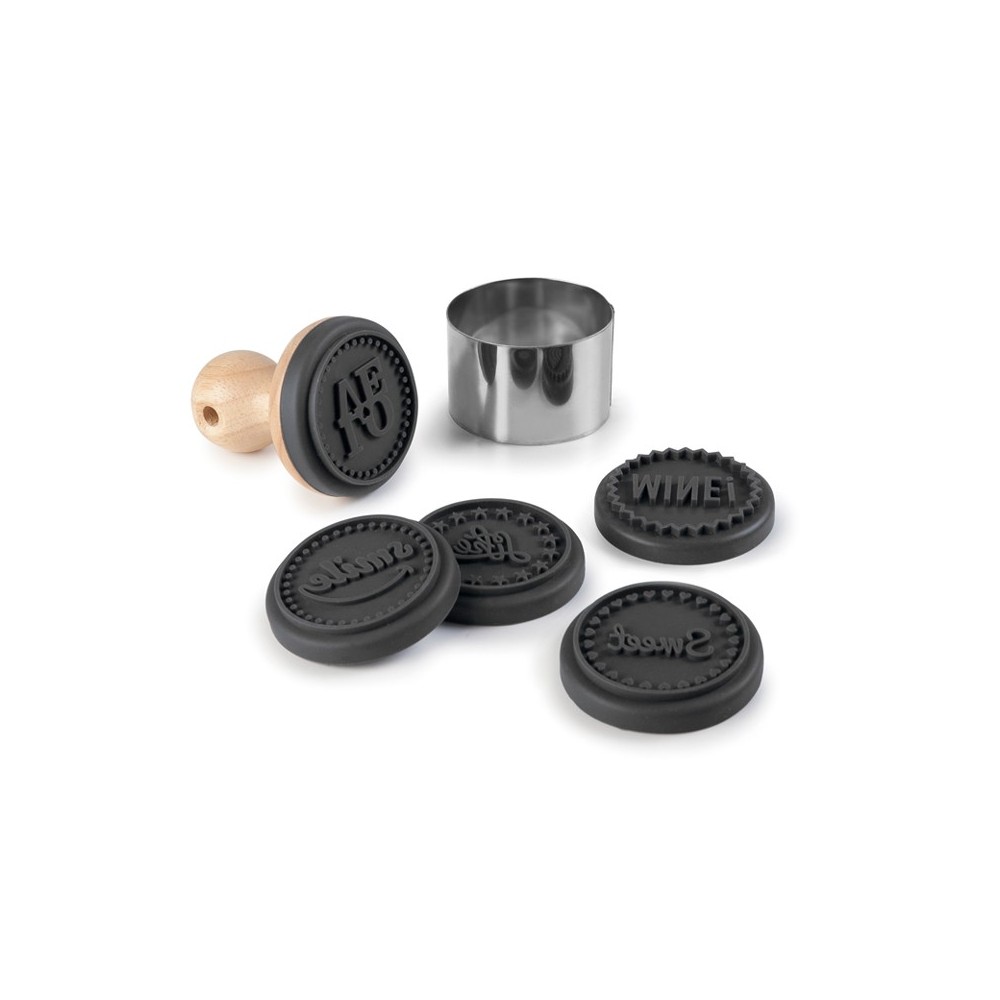 SET DE 5 TAMPONS DE BISCUITS EN SILICONE LACOR