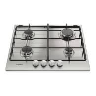 TABLE DE CUISSON WHIRLPOOL ENCASTRABLE 60 CM INOX 4 FOYERS Multilevel Flame