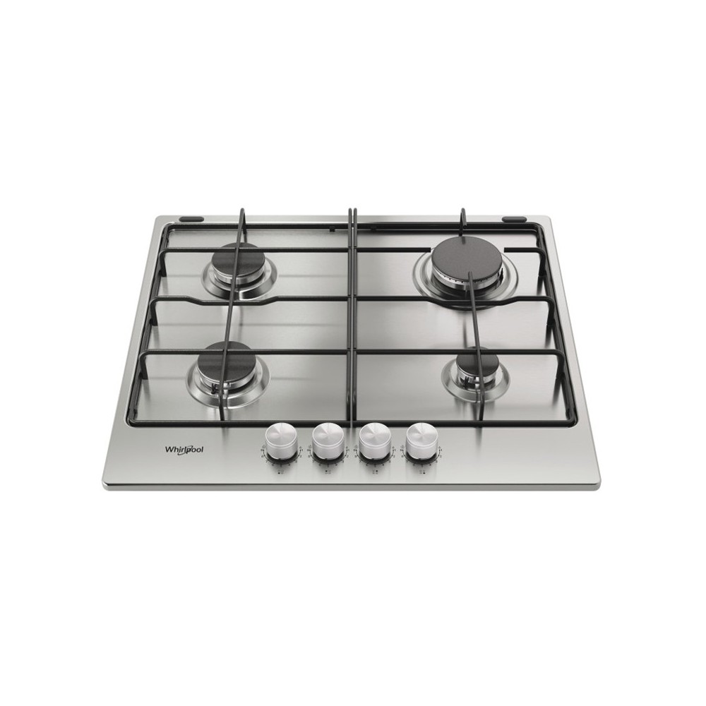 TABLE DE CUISSON WHIRLPOOL ENCASTRABLE 60 CM INOX 4 FOYERS Multilevel Flame