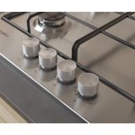 TABLE DE CUISSON WHIRLPOOL ENCASTRABLE 60 CM INOX 4 FOYERS Multilevel Flame