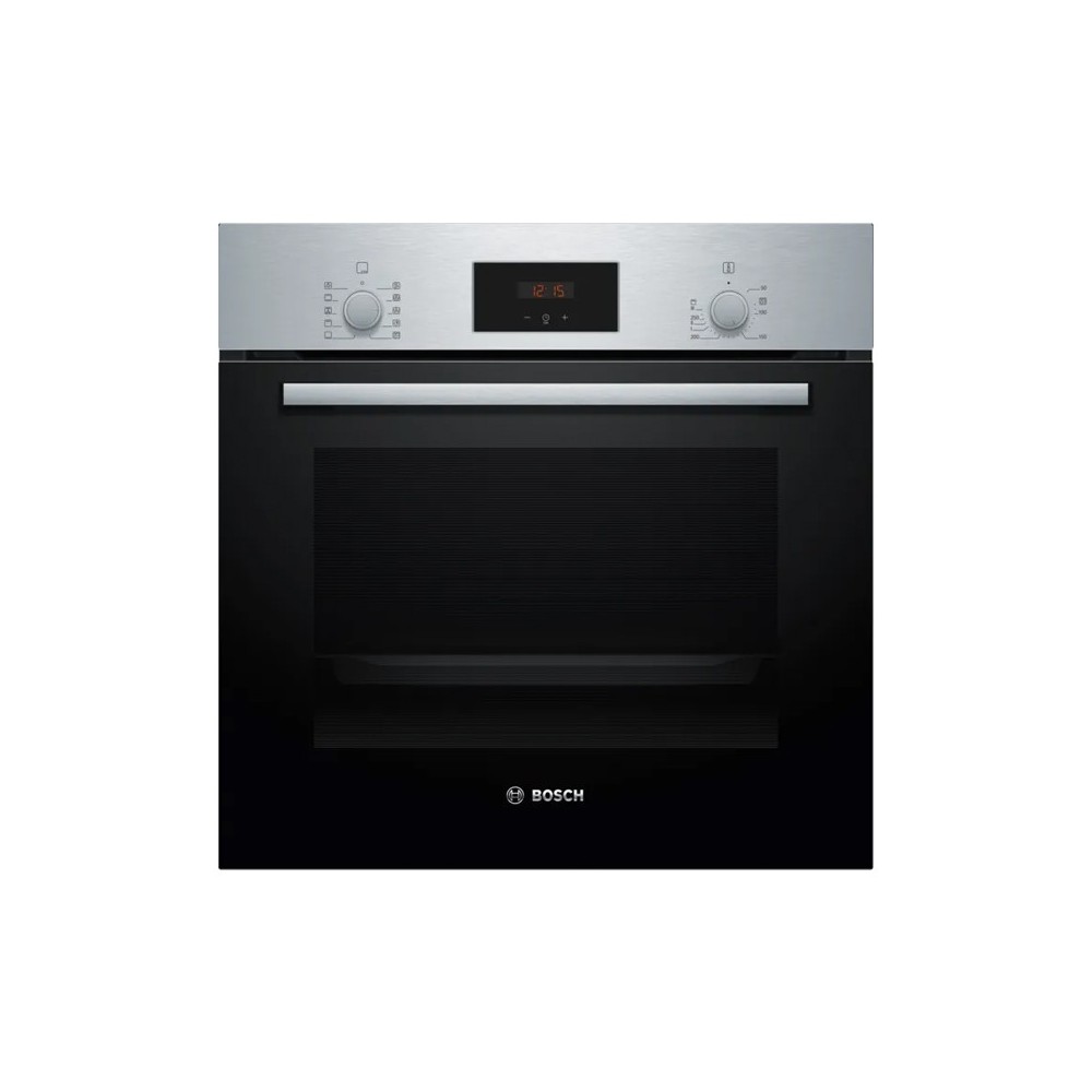 FOUR ELECTRIQUE MULTIFONCTIONS ENCASTRABLE BOSCH SERIE 2 (HBF512BS) INOX - 60 CM - 66 L FOUR ELECTRIQUE MULTIFONCTIONS ENCASTRABLE BOSCH SERIE 2 (HBF512BS) INOX - 60 CM - 66 L