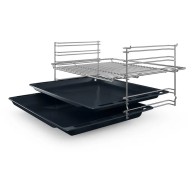 FOUR ELECTRIQUE MULTIFONCTIONS ENCASTRABLE BOSCH SERIE 2 (HBF512BS) INOX - 60 CM - 66 L