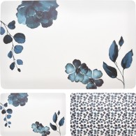 SET DE TABLE RECTANGULAIRE 43X28 CM FLEUR