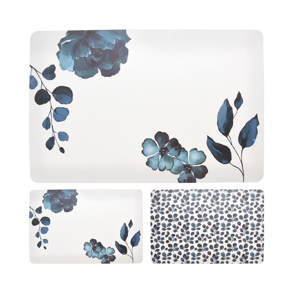 SET DE TABLE RECTANGULAIRE 43X28 CM FLEUR SET DE TABLE RECTANGULAIRE 43X28 CM FLEUR