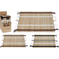 SET DE TABLE RECTANGULAIRE 35X45CM 2ASS À RAYURES