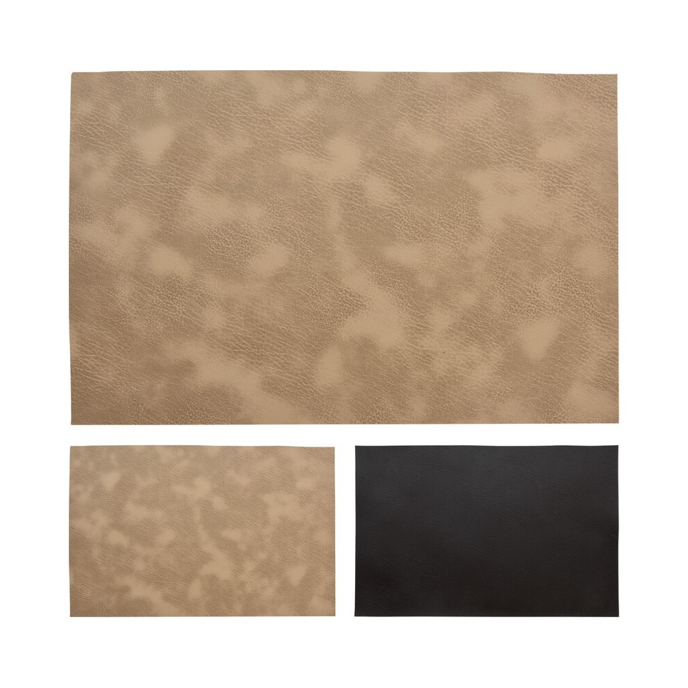 SET DE TABLE RECTANGULAIRE 45X30CM EFFET NATUREL