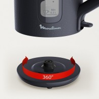 BOUILLOIRE MOULINEX MORNING 1,7L 2400W NOIR