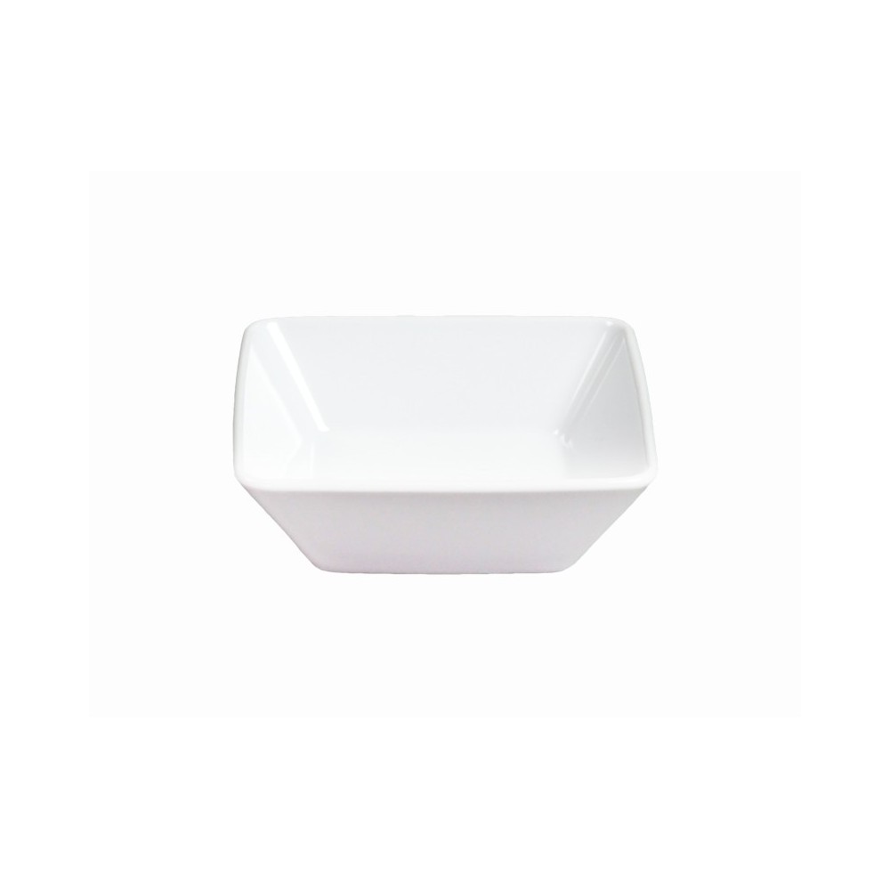 BOL CARRE 12CM - BLANC