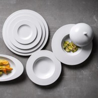 ASSIETTE PLATE ROND 29 CM - BLANC