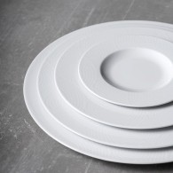 ASSIETTE PLATE ROND 29 CM - BLANC