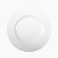 ASSIETTE PLATE ROND 33 CM - BLANC