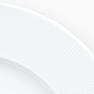 ASSIETTE PLATE ROND 33 CM - BLANC