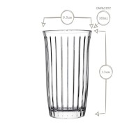 4 VERRES PASABAHCE "JOY" 36,5 CL TRANSPARENT