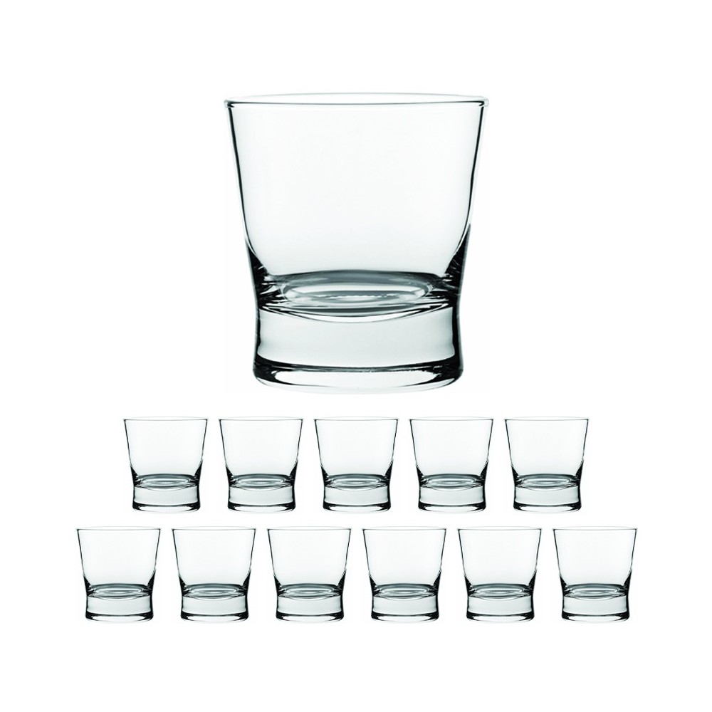 12 VERRES PASABAHCE "PETRA" 30 CL TRANSPARENTS