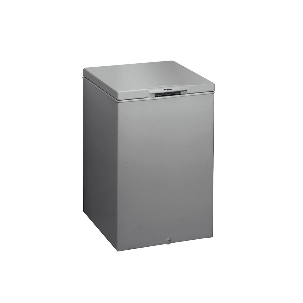 CONGÉLATEUR COFFRE POSABLE DualCool WHIRLPOOL A+ 131 L - ARGENT