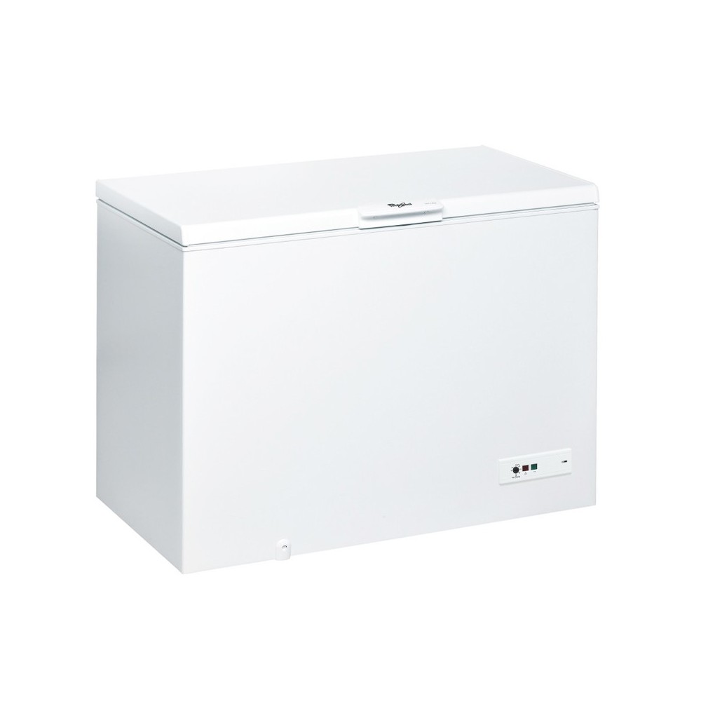 CONGÉLATEUR COFFRE POSABLE FROSTOUT WHIRLPOOL A+ 312 L - BLANC