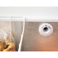 CONGÉLATEUR COFFRE POSABLE FROSTOUT WHIRLPOOL A+ 312 L - BLANC
