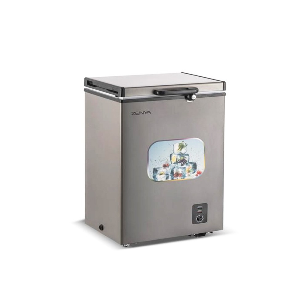 CONGÉLATEUR COFFRE POSABLE ZENYA A+ 160 L - SILVER