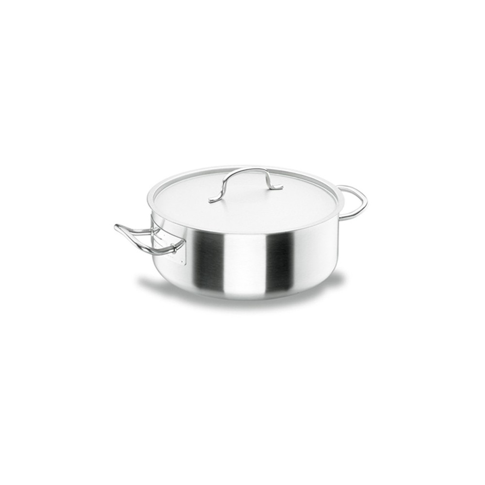 FAITOUT AVEC COUVERCLE EN INOX LACOR 32 CM