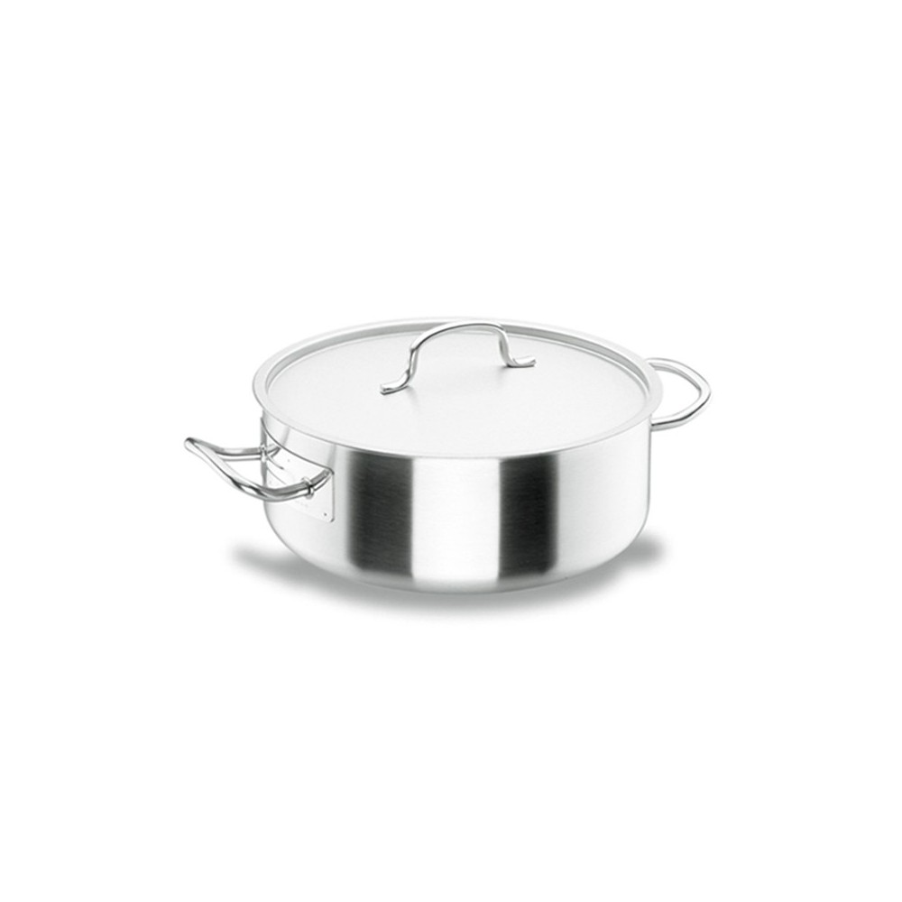 FAITOUT AVEC COUVERCLE EN INOX LACOR 36 CM