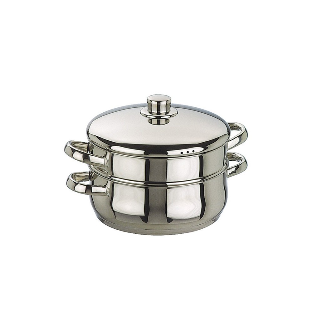 COUSCOUSSIER IBILI "OSLO" INOX + COUVERCLE INOX - 24 Ø CM - 3,5 L