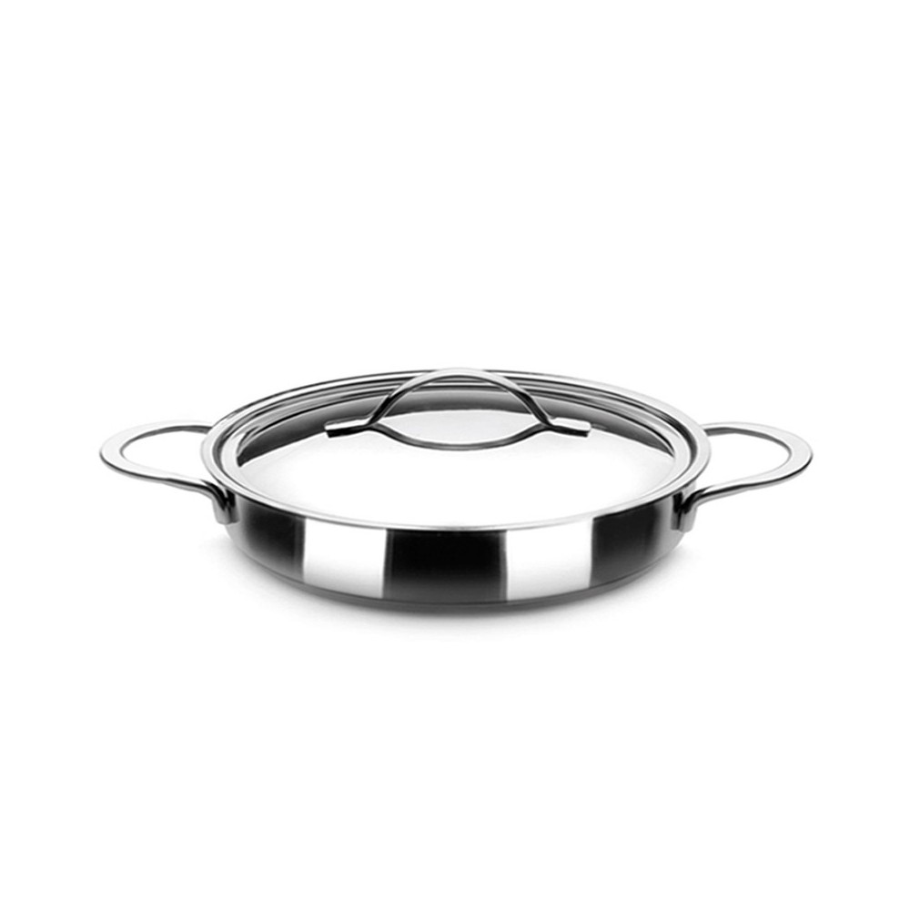 PLAT ROND IBILI AVEC COUVERCLE INOX NOAH 28 CM PLAT ROND IBILI AVEC COUVERCLE INOX NOAH 28 CM