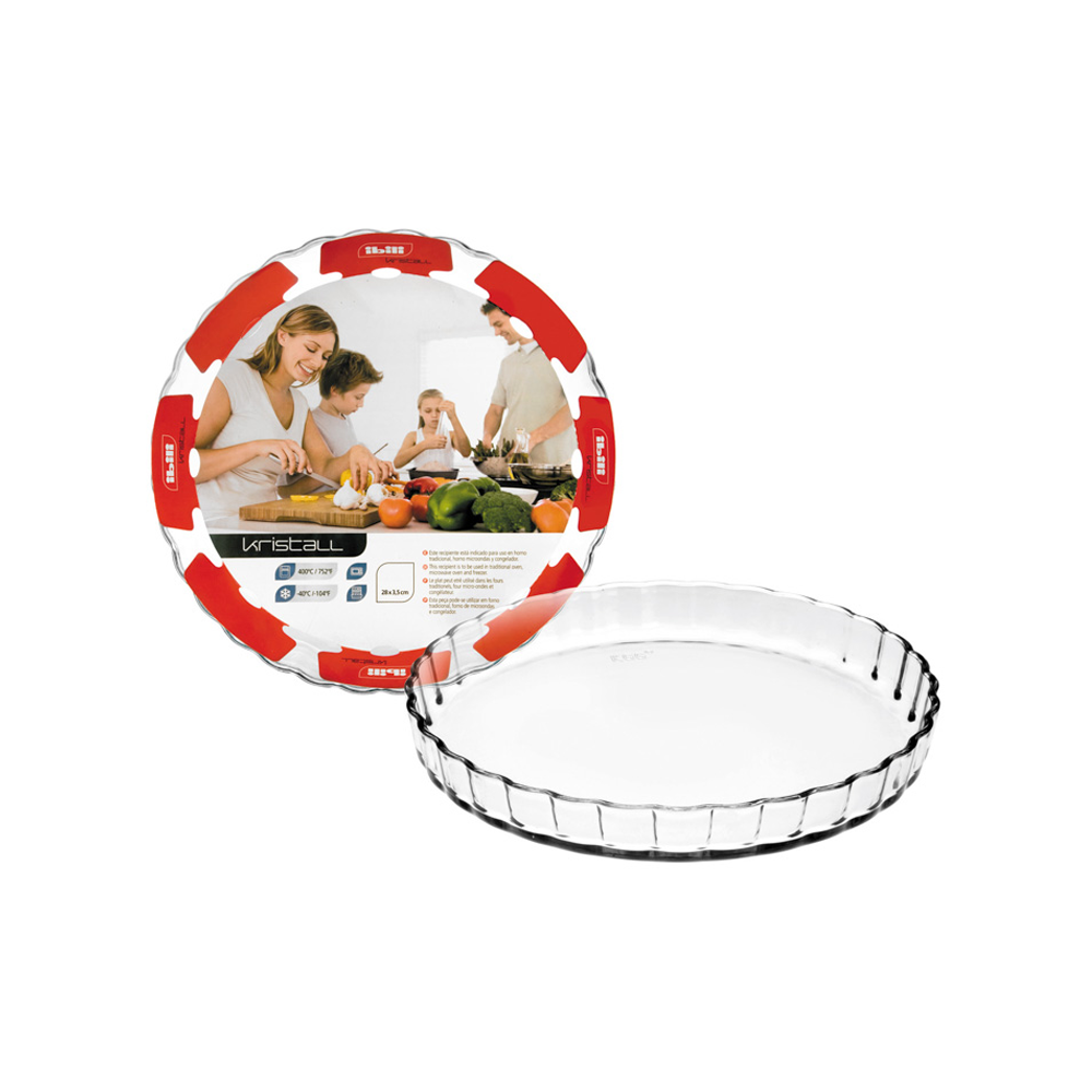 MOULE IBILI A TARTE DENTELÉ KRISTALL 28*3.50CM MOULE IBILI A TARTE DENTELÉ KRISTALL 28*3.50CM